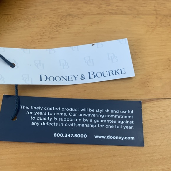 Dooney & Bourke Dk Gray Brown Leather Embossed Lizard Large Zip Wristlet Wallet - Picture 6 of 15